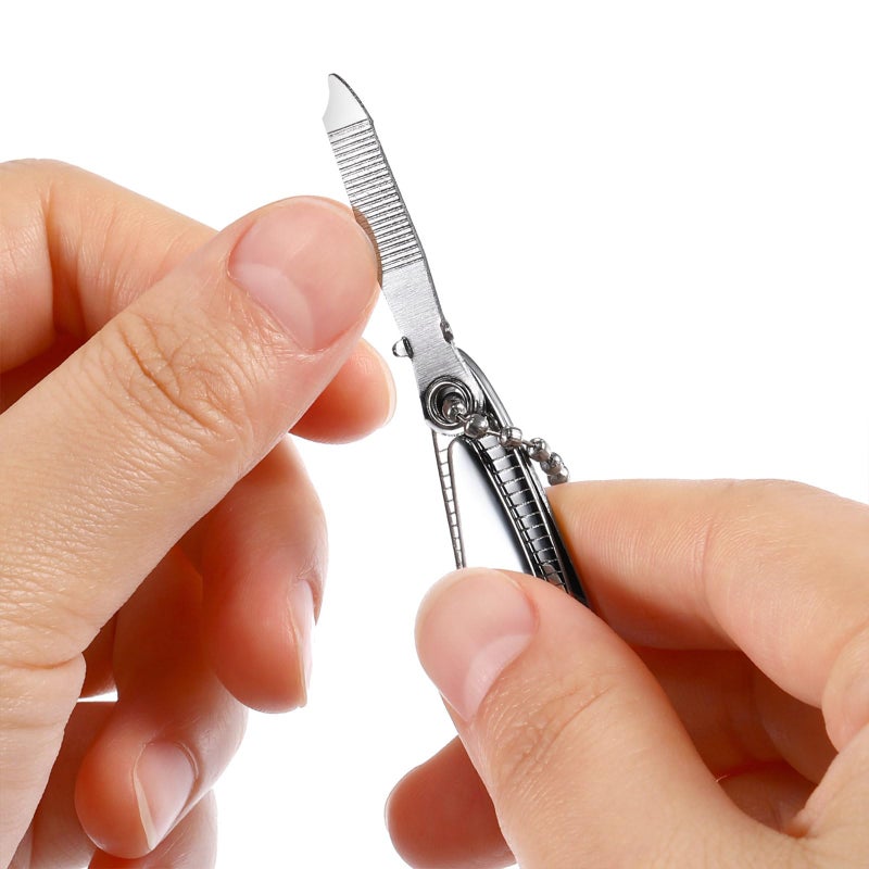 بيميمو مجموعة مقصات أظافر من الفولاذ المقاوم للصدأ من بيميمو، 24 قطعة، تتضمن مقصات أظافر اليدين والقدمين، مناسبة للرجال والنساء وكبار السن، للاستخدام المنزلي والسفر. - Image 3